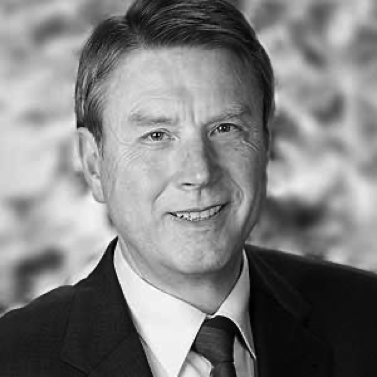 Schwat´rz-Weiß-Bild von Heiner Rust als jüngerer Mann